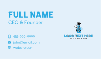 Janitorial Clean Spray Bottle Business Card