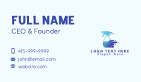 Water Cleaning Sanitation Business Card