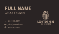 Building Guard Shield Business Card