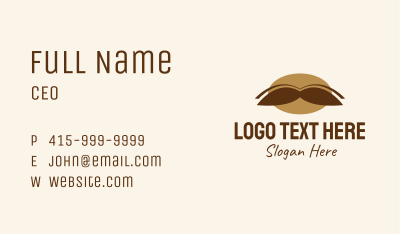 Mustache Grooming  Business Card
