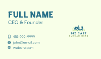 Grass Lawn Mower Business Card