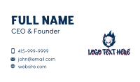 Skull Cap Horns Avatar Business Card