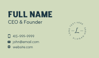 Branding Business Card example 1