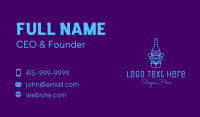 Burgundy Business Card example 2