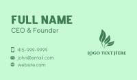 Herbal Plant Horticulture Business Card Design