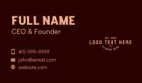 Brand Business Card example 4