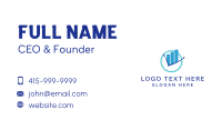 Finance Time Management Business Card