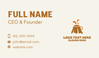 Java Business Card example 1