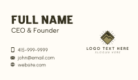 Hipster Mountain Camp Business Card