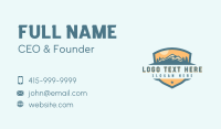 Outdoor Mountain Getaway Business Card