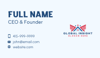 House Realty Patriotic Business Card