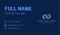 Fintech Creative Loop Business Card