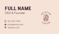 Feminine Diamond Boutique Business Card