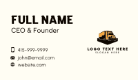 Trailer Truck Logistic Business Card Design