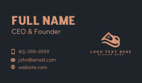 Wave Roofing Residence Business Card