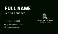 Letter Ar Business Card example 3