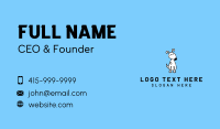 Cute White Puppy Business Card