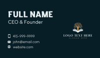 Tutoring Business Card example 1