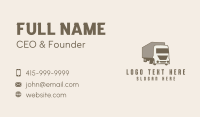 Logistics Trailer Truck Business Card