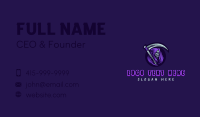 Skull Grim Reaper Business Card Design