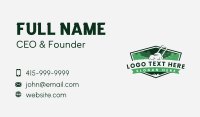 Gardening Lawn Mower Business Card