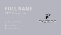 Janitorial Cat Cleaner Business Card