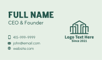 Simple Green House  Business Card