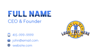 Male Cheerleader Squad Business Card