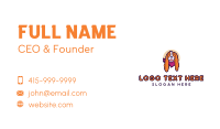 Basset Hound Dog Veterinary Business Card Design