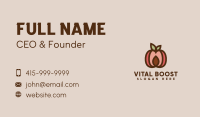 Apricot Fruit Orchard Business Card Design