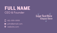 Playful Star Business Business Card