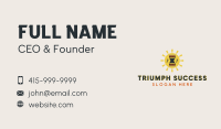 African Drum Percussion Business Card Design