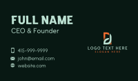 Letter DD Business Card example 2