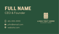 Fence Painting Maintenance Business Card Design
