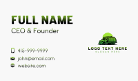 Garbage Dump Truck Business Card Design