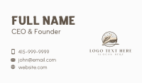 Hand Writing Author Business Card