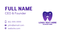 Purple Star Business Card example 2