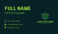 Cannabis Plant Oil Business Card