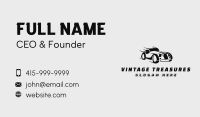 Vintage Fast Car Business Card Image Preview