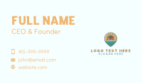 Adventure Location Pin Business Card