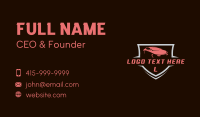 Car Detailing Shield Business Card