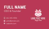 Cute Pink Cow Business Card