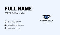 Angry Eye Lens Business Card