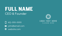 Finance Business Emblem Business Card