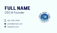 Beach Ocean Tide Business Card Design