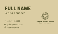 Green Leaf Fern Business Card