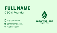 Green Leaf Star  Business Card