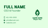 Green Leaf Star  Business Card