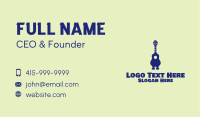 Happy Guitar Player Business Card