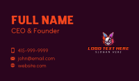 Gaming Rabbit Skull Business Card